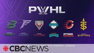 PWHL reveals names logos for inaugural 6 teams [upl. by Matti629]