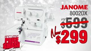 Janome DC2050 and 8002DX Price Smash [upl. by Esinek]