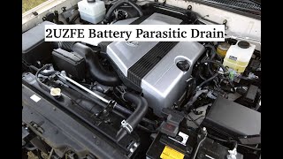 How To Find Battery Parasitic Drain On Lexus LXGX  Toyota Land Cruiser  Prado [upl. by Annim]