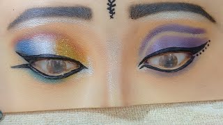 Blue and Black eye makeupliveYoutube [upl. by Gil]