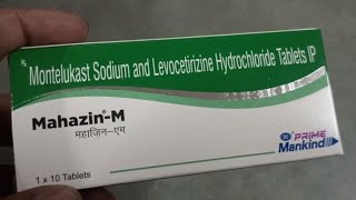 Montelukast sodium and levocetirizine hydrochloride tablets ip uses in hindi me  Mahazin  M uses [upl. by Yessac]