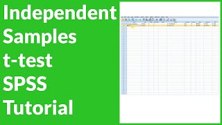 Independent Samples ttest SPSS Tutorial [upl. by Allemahs771]