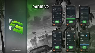 FiveM  Advanced Radio Script V2 ESX amp QBCore amp QBOX [upl. by Aened]