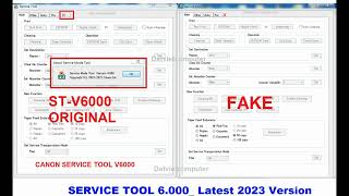 Service tool v6000Canon Service Tool ST V6000 Download Canon ST6000 Reset ERROR 5B00 100 tested [upl. by Nairrod895]