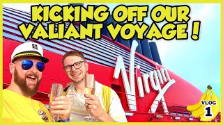 Boarding Day on Virgin Voyages Valiant Lady  Episode 1 [upl. by Saunder]