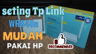 Cara Setting TPLink WR820 yang Mudah dan Terbukti Efektif [upl. by Rosenthal716]