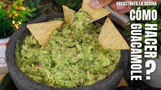 Cómo hacer guacamole la receta del verdadero guacamole super fácil y rápido [upl. by Barbour]