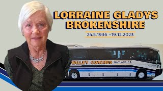 BROKENSHIRE Lorraine Gladys Memorial Service [upl. by Slotnick733]