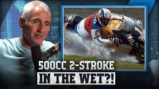 What was it like to race a 500cc 2Stroke MotoGP bike in the WET  5x champ Mick Doohan explains [upl. by Gertrude556]