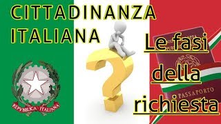 Cittadinanza Italiana Le fasi della richiesta [upl. by Edward483]