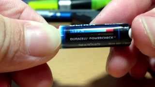 DURACELL ULTRA AAA batteries Power Check Technology [upl. by Ennaecarg]