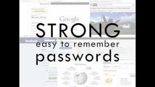 How to Create Strong Easy to Remember Passwords [upl. by Lokkin690]