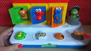 Sesame Street Surprise PopUp Cookie Monster Elmo Ernie and Big Bird [upl. by Bertha]