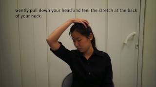 NUH Physiotherapy  Levator Scapulae Stretch both sides [upl. by Anasiul]