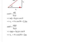 AQA A Level Physics Mechanics Resolving and Combining Vectors [upl. by Kirstyn]