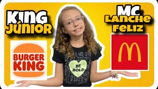 Brinquedos do MCDONALDS e BURGER KING  MAJU FAVARETO [upl. by Sale31]