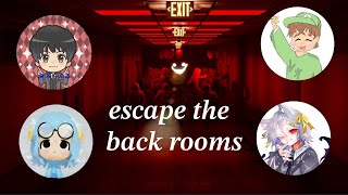 【Escape the backrooms】リベル4人で初見プレイ ＃Liber四人組＃ぐだぐだプレイ [upl. by Selry]