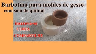 Como fazer Barbotina Argila liquida para moldes de Gesso [upl. by Jen]