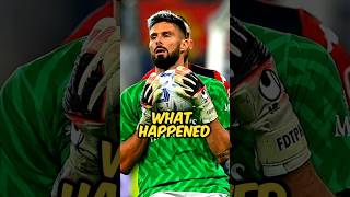 😳How Olivier Giroud became the best goalkeeper in Serie A shorts giroud football [upl. by Selec344]