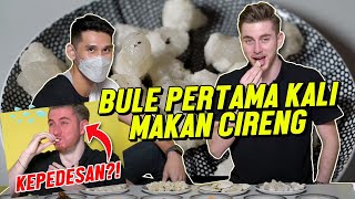 REAKSI BULE PERANCIS PERTAMA KALI MAKAN CIRENG Ft Bastien Londo Jowo Kabeh [upl. by Ttihw]