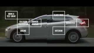 Volvo V40  Knowing the details  Interactive video [upl. by Aernda519]