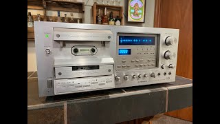 Vintage Cassette Deck Review  1979 Pioneer CTF1250 [upl. by Ayahc]