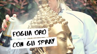 Effetto foglia oro con gli spray il nostro test [upl. by Drud]