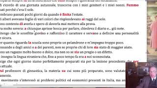 Svolgimento tema correttezza sintattica parte terza [upl. by Einahc]