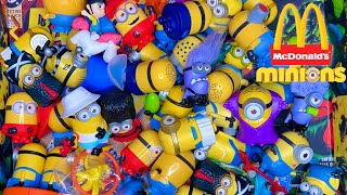 BAÚ DE BRINQUEDOS COLEÇÃO MINIONS MC DONALDS PETER TOYS [upl. by Bever]