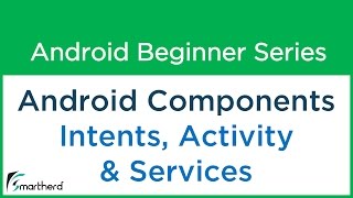 19 Android Tutorial  Application Components  ACTIVITY SERVICE INTENTS [upl. by Artemed677]