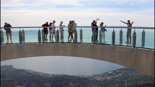 Biokovo Chorwacja  dzikie konie las po pożarze droga na Skywalk [upl. by Neirod210]