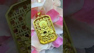 Maitreya Buddha 999 Gold Pendant [upl. by Reinal]