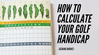 How To Calculate Your Handicap  Heres the formula [upl. by Ahsienor]