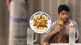 Daily Beer Review – Hoegaarden  500ml Can Chug amp Rating  49 ABV Belgian Wheat Beer [upl. by Rekoob]