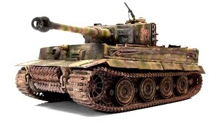 Panzerkampfwagen VI Tiger Late 135 Academy Tank Model [upl. by Dara]