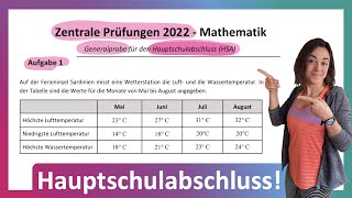 🦊 Hauptschulabschluss Prüfung 2022 Mathe  Aufgabe 1 Tabelle Differenz  Zentrale Prüfung HSA ZAP [upl. by Kassie]