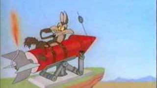 Road Runner amp Wile E Coyote  rocket [upl. by Ahsekram]