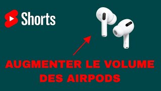 Comment AUGMENTER LE VOLUME des AIRPODS si le son est trop faible [upl. by Esinel]