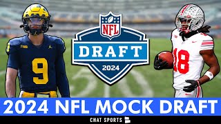 NEW 2024 NFL Mock Draft Round 1 amp Some Round 2 Projections Before End Of NFL Regular Season [upl. by Annaed745]