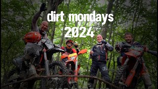 2024  dirt mondays  because of slippery trails [upl. by Volotta643]