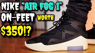 NIKE “AIR FEAR OF GOD 1” ON FEET REVIEW WORTH 350 [upl. by Suehtomit283]