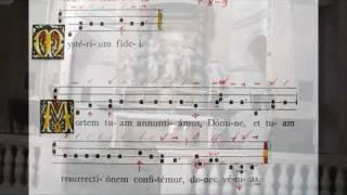 Mysterium Fidei  Post Consecrationem Gregorian [upl. by Azarria]