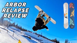 Arbor Relapse Snowboard Review  Erik Leon Pro Model [upl. by Rene]