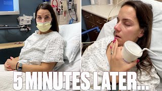 GOING UNDER ANESTHESIA FOR THE FIRST TIME SINCE SHE WAS A TEENAGER  HILARIOUS REACTION [upl. by Ariaic]