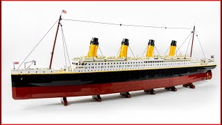 LEGO Creator 10294 RMS Titanic Speed Build  Brick Builder [upl. by Corabella187]