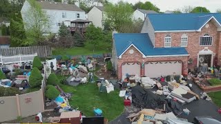 Pittsburgharea hoarder house has neighborhood fed up [upl. by Ailel]