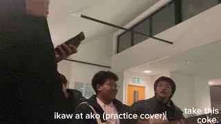 ikaw at ako  moira amp jason practice cover [upl. by Kcorb]