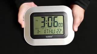 WT8005U Atomic Digital Wall Clock [upl. by Vincenty]