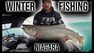 EXTREME Fishing at The NIAGARA BAR Jigging up GIANTS [upl. by Davita878]