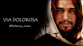 Via Dolorosa Piano Cover with Lyrics Piano Karaoke [upl. by Nnaeel]